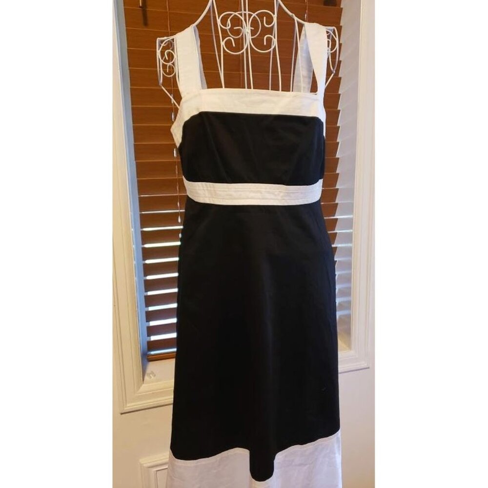 NWT Calvin Klein dress sz Medium Black And White - Picture 2 of 6